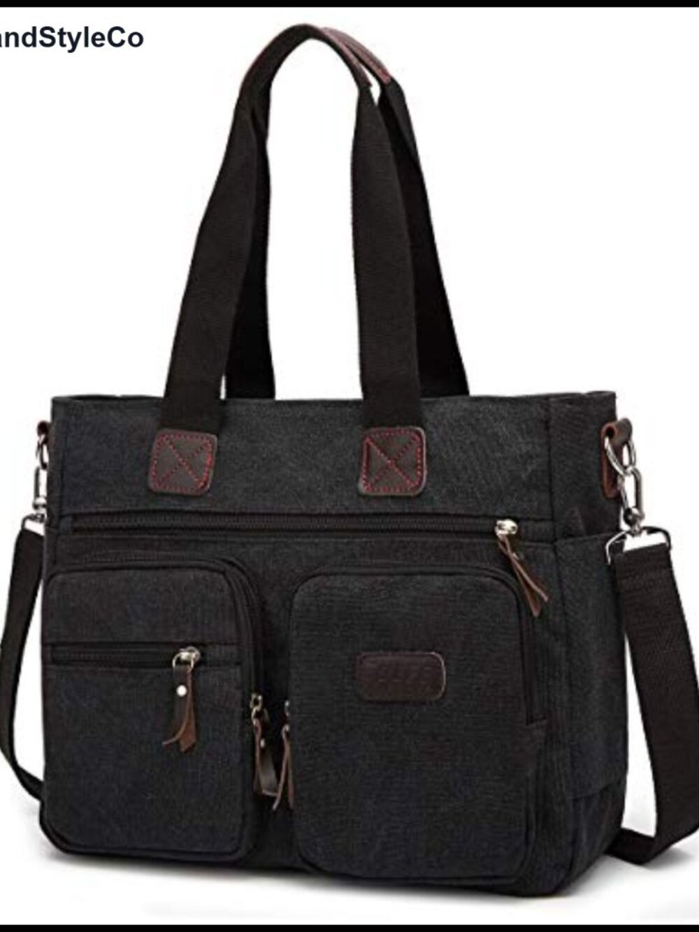 Women Canvas Satchel Handbag Top Handle Shoulder Bag Travel Tote
